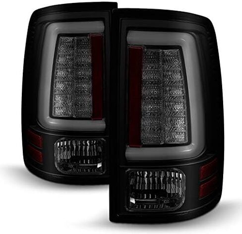 AKKON - لعام 2009-2018 DODGE RAM [نوع الهالوجين] أسود مدخن LED LID LUBE V2 LIGHT LIGHT in Kuwait