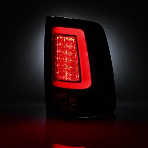 AKKON - لعام 2009-2018 DODGE RAM [نوع الهالوجين] أسود مدخن LED LID LUBE V2 LIGHT LIGHT in Kuwait