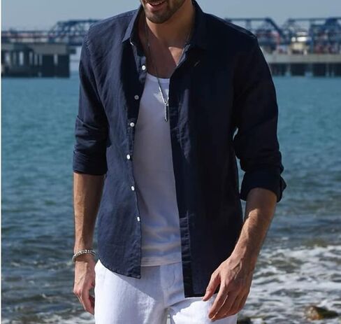 Men's Tank Top Cotton Undershirts Sleeveless T-Shirts Basic Solid Sweat Vest Multipack White Black Pack of 5 in Kuwait