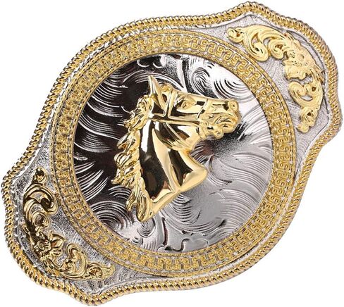 HUABOLA CALYN Western Rodeo Horse Belt Buckle Engraved Celt Pattern cowboy buckles for men and women in Kuwait