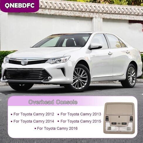 Overhead Console Reading Replacement with Sunroof Switch for Toyota Camry 2012-2016, Front Row Interior Car Roof Light Accessory Assembly-A in Kuwait