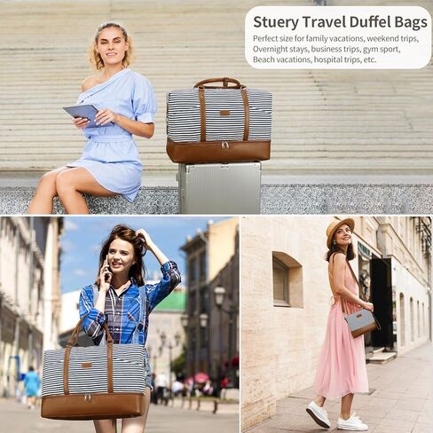 حقيبة سفر للنساء: 21 "أكياس كبيرة في الأسبوع للنساء مع مقصورة الأحذية وأكياس الأدوية ، 3pcs بين عشية وضحا in Kuwait