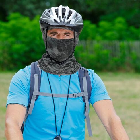 5pcs Camo Balaclava Ski Face_mask Full Face_mask مقاومة للرياح محمية للأشعة فوق البنفسجية للرجال للنساء في الهواء الطلق in Kuwait
