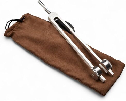 Low Om 68.05 hz Weighted Tuning Fork for Healing by Omnivos Earth Frequency for Relaxation, Meditation and Reducing Stress, Machined not Molded and Made in the USA in Kuwait