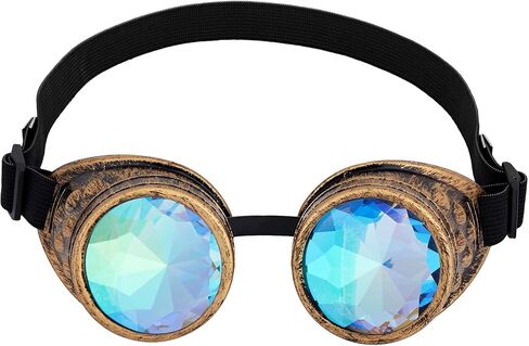 Lelinta kaleidoscope Goggles Steampunk Goggles Grosing Association Assumeen Assume for Cosplay Party in Saudi Arabia