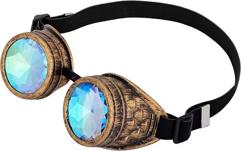 Lelinta kaleidoscope Goggles Steampunk Goggles Grosing Association Assumeen Assume for Cosplay Party in Saudi Arabia
