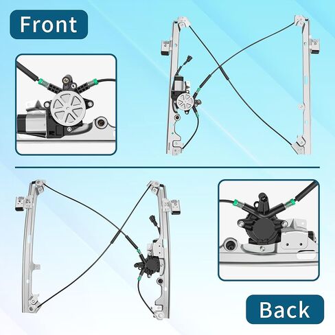 741-644 Power Window Regulator with Motor Assembly Front Driver Side Fit for 2000 2001 2002 2003 2004 2005 2006 Chevy Silverado Avalanche Tahoe Suburban GMC Sierra Yukon XL Cadillac Escalade ESV EXT in Kuwait