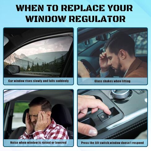 741-644 Power Window Regulator with Motor Assembly Front Driver Side Fit for 2000 2001 2002 2003 2004 2005 2006 Chevy Silverado Avalanche Tahoe Suburban GMC Sierra Yukon XL Cadillac Escalade ESV EXT in Kuwait