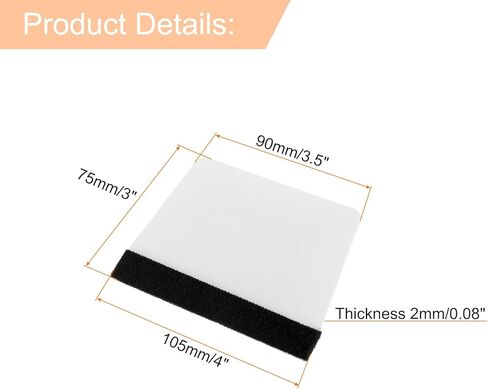 HARFINGTON Vinyl Squeegee, Felt Edge Vinyl Wrap Decal Squeegee Tool, 4-Inch Car Vinyl Film Scraper Plastic Squeegee for Car Wrap, Sign Making, Window, Blue, Trapezoidal in Kuwait