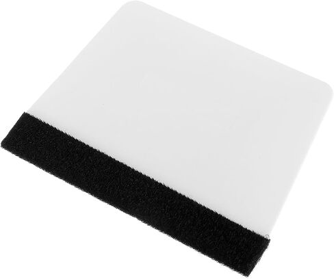 HARFINGTON Vinyl Squeegee, Felt Edge Vinyl Wrap Decal Squeegee Tool, 4-Inch Car Vinyl Film Scraper Plastic Squeegee for Car Wrap, Sign Making, Window, Blue, Trapezoidal in Kuwait