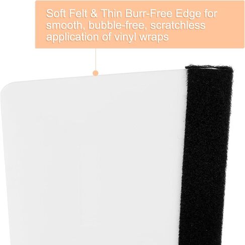 HARFINGTON Vinyl Squeegee, Felt Edge Vinyl Wrap Decal Squeegee Tool, 4-Inch Car Vinyl Film Scraper Plastic Squeegee for Car Wrap, Sign Making, Window, Blue, Trapezoidal in Kuwait