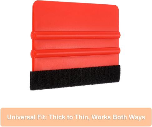 Harfington 15pcs Squeegee Vinyl ، Felt Edge Vinyl Wrap Decal Squeegee Tool ، Squeegee Plastic Classe Film 4 بوصات للسيارة ، صنع العلامات ، النافذة ، الأصفر ، المستطيل in Kuwait