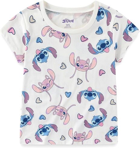 Disney Lilo & Stitch Girls 2 Pack Short Sleeve T-Shirt for Big Kids in Kuwait