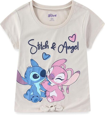 Disney Lilo & Stitch Girls 2 Pack Short Sleeve T-Shirt for Big Kids in Kuwait