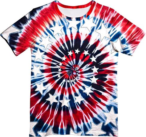 Kids Neon Tie Dye Shirt for Boys Girls Tie-Dye T-Shirt Hippes Tshirt Senior Children Tee Size 6-16 Years Age in Kuwait