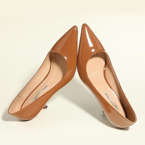 Low Heels Pumps for Women Pointed Closed Toe Wide Width Kitten Short Heels Comfortable Casual Work Business Office Wedding Dressy Shoes 2.3 Inch in Saudi Arabia