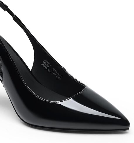 أحلام أحلام الكعب النسائي Slingback Stiletto Pumps أحذية مدببة إغلاق إصبع القدم كعب هريرة اللباس الزفاف الزفاف الأنيقة حفلة مثير in Kuwait