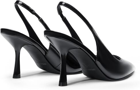 أحلام أحلام الكعب النسائي Slingback Stiletto Pumps أحذية مدببة إغلاق إصبع القدم كعب هريرة اللباس الزفاف الزفاف الأنيقة حفلة مثير in Kuwait