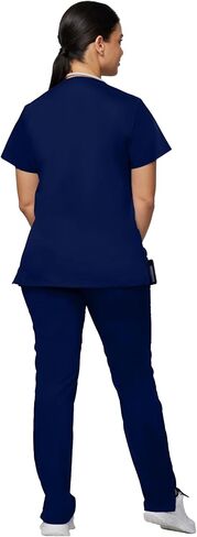 Uniforms World Alyssa Scrubs Set for Women — Classic fit Top & Straight Pants, Elastic Waistband, 7 Pockets, Anti-Wrinkle in Saudi Arabia