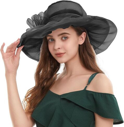 2025 Kentucky-Derby Fascinators Hats for Women Church Tea Party Hats Accessories in Kuwait