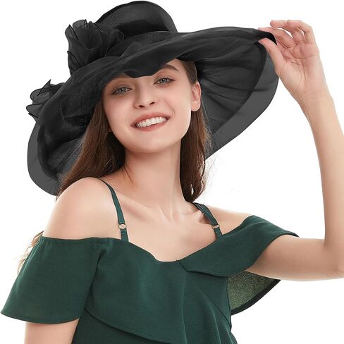 2025 Kentucky-Derby Fascinators Hats for Women Church Tea Party Hats Accessories in Kuwait