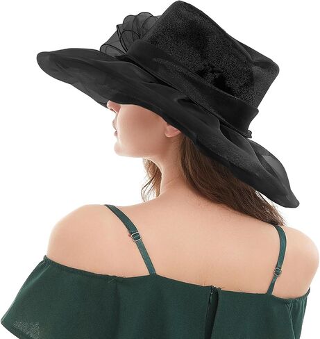 2025 Kentucky-Derby Fascinators Hats for Women Church Tea Party Hats Accessories in Kuwait