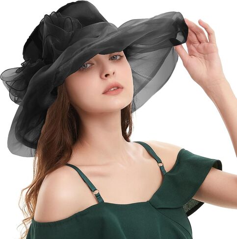 2025 Kentucky-Derby Fascinators Hats for Women Church Tea Party Hats Accessories in Kuwait