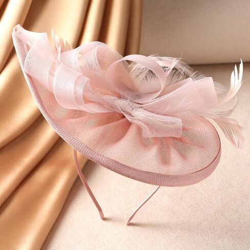 2025 Kentucky Hat for Women - Classic Victoria Derby Fascinator 1920s 50s Tea Party Hat with Hair Clip for Lady in Kuwait