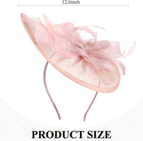 2025 Kentucky Hat for Women - Classic Victoria Derby Fascinator 1920s 50s Tea Party Hat with Hair Clip for Lady in Kuwait