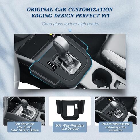 BIBIBO for 2025 Subaru Forester Central Control Silicone Gear Shift Panel Trim Cover 2025 Subaru Forester Premium/Sport/Limited/Touring Gear Shift Control Anti-Scratch Panel Decorative Cover in Saudi Arabia