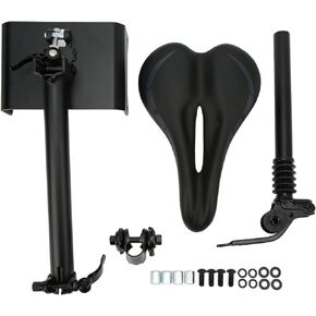 Electric Scooter Seat Saddle for Segway for Ninebot F20 F25 F30 F40, Adjustable Shock Absorbing Comfortable Electric Scooter Saddle Seat, Universal Folding Punch Saddle Seat