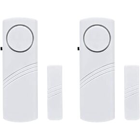 4 Pack Door Alarms for Home Security, Window Door Alarms, Window Alarm Sensors, Door Alarms for Kids Safety,DIY Protection Burglar Bell Alarm for Home,Office