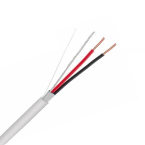 22 AWG 6 Conductors Shielded Security Alarm Wire Cable, Riser Alarm Control Cable, 125ft Spool Full Copper for Fire/Sound/Security Burglar Station Wire Security (2-Conductors, 22-AWG)