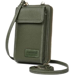 Valentoria Womens Crossbody Bag Cell phone Wallet Small Shoulder Purse Leather Card Handbag