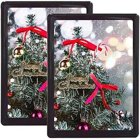 Magnetic Photo Frames,New Tech Crystal Picture Frame for Refrigerator, (8X10)