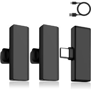 Mini Wireless Lavalier Microphones USB C for iPhone 15/15 Pro/15 Pro Max/15 Plus/Samsung S24 Ultra/S23, Android Phone Bluetooth Mic Type C Lapel Tiny Microfono for Tiktok, Video Recording,YouTube,Vlog