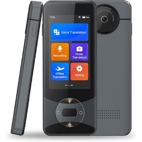 Voice Translator Device Real Time Two-Way 127 Languages with AI Language Translator Voice & Text & Photo & Offline Translation WiFi Hotspot Connection HD 3.0' Screen in Kuwait