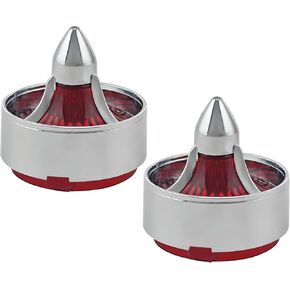 FATECIM 2X بدوره إشارة ضوء التوربينات استبدال عدسات الدخان يغطي ل Softail شارع الطريق الإنزلاق فات بوي سبورتستر داينا دراجات فاخرة المفاجئة على repl. OEM # 68973-00 إطار من الكروم in Kuwait