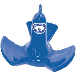 GREENFIELD 530-R Vinyl Coated River Anchor - Royal Blue, 30 lb., 8.75" x 13.5"