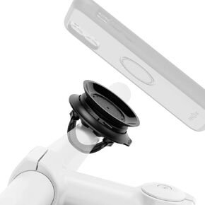 FIDLOCK Vacuum Flex Desk Base - Smartphone Base for Desks, Ball Head for Optimal Position - Suitable for All Vacuum Cases - Black
