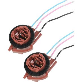 2PCS Turn Signal Socket,Tail Light Socket,Car Accessories Brake Light Socket Pre-Wired Harness Sockets,3156 3157 LED Bulb Adapters,Compatible with Turn Signal Light,DRL Lamps,Brake/Tail Light
