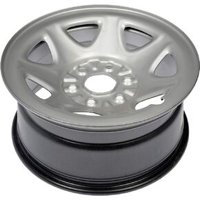 Dorman 939-123 Steel Wheel Compatible with Select Cadillac / Chevrolet / GMC Models (17x8"/6x139.7mm) - Silver
