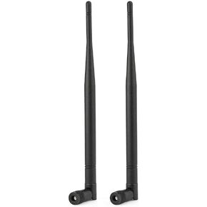 Eightwood 3.5dBi 868MHz 900MHz 915MHz RFID Antenna RP-SMA Male Connector 2-Pack Compatible with LoRa Gateway Helium Miner, Wireless Router Smart Home Control