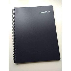 Non-Reflective Music Sheet Folder (Green, 40-Pocket to fit 80 Sheet Music), Spiral Bound Lies Flat, Sheet Music Organizer for A4 and Letter Size Music