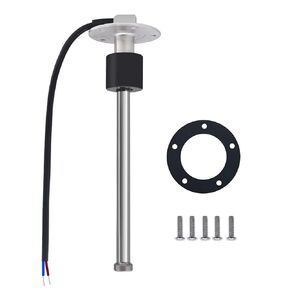 KAOLALI Fuel Gas Sender Stainless Steel Fuel Sending Unit Marine Water Level Sensor Boat Fuel Tank Sending Unit for Car RV Truck Vehicle 240~33ohm 250mm(10")