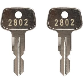 2802 X-Cargo Roof Rack Key,XCargo Luggage Roof Replacement Key for Sears XCargo Karrite Sport Rack Carriers,Karrite Ski Bike xcargo Carrier Skyline Sportrack XL[2 Pack]