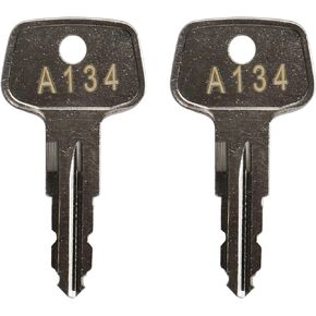 A134 Yakima Replacement Key,SKS roof Rack Key,Replacement Keys for Yakima SKS Ski,Roof Racks,Cargo Box,Carrier Racks and Crossbars with Code Series A134[2 pcs]