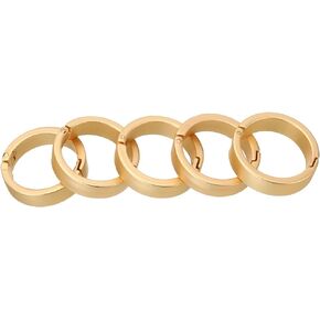 PATIKIL 20mm/0.8inch Binder Rings, 5PCS Paper Rings Book Rings Loose Leaf Binder Rings Small Metal for Index Cards Notebook Craft Classroom Calendar