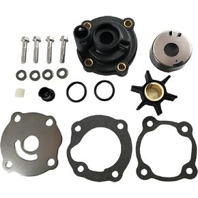 395270 Water Pump Impeller Kit with Housing Johnson Evinrude OMC BRP 14 25 28 35 45 55 HP Boat Motor Engine Parts Replacement Sierra 18-3383 18-3401 0395270 0389980 777809 394393