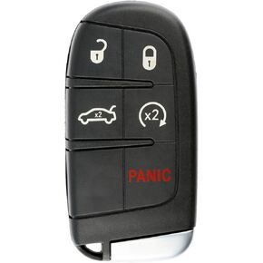 KeylessOption Keyless Entry Remote Car Smart Key Fob Starter for Dodge Dart Charger Challenger M3N-40821302